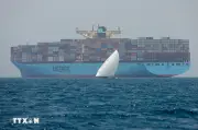 CMA CGM đưa tàu container LNG lớn nhất thế giới vào tuyến Á-Âu