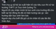 Công an vào cuộc vụ nghi vấn tiêu cực tại điểm thi THPT Lê Trực ở Quảng Trị