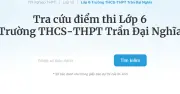 Công bố đề và đáp án khảo sát lớp 6 Trần Đại Nghĩa 2026-2027