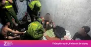 Cảnh sát phản ứng nhanh Hà Nội triệt phá sới bạc trong tầng hầm công trường