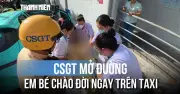 CSGT mở đường, sản phụ sinh con ngay trên taxi ở TP.HCM
