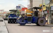 Dự án nâng cấp đường Thủ Khoa Huân gần hoàn thiện, thiếu gạch lát vỉa hè