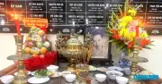 Dâng hương tri ân các anh hùng liệt sĩ tại đền thờ Hòa Long