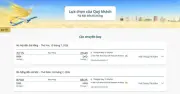 Giá vé máy bay giảm nhiệt theo giá nhiên liệu