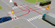 Giao lộ không đèn tín hiệu: Cách xác định thứ tự ưu tiên xe