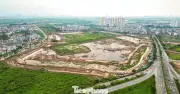 Hồ điều hòa Cự Khối 972 tỷ đồng dần thành hình, chống ngập phía Đông Hà Nội