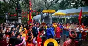 Hà Nội công bố tình huống khẩn cấp sạt lở tại Đền Sóc