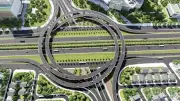 Hà Nội điều chỉnh giao thông phục vụ thi công nút giao Vành đai 3,5 với Đại lộ Thăng Long