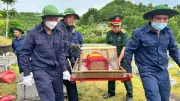 Hà Tĩnh thu nhận mẫu ADN hài cốt liệt sĩ tại Nghĩa trang Nầm