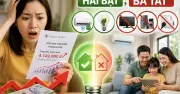 Hóa đơn tiền điện tháng 6 tăng vọt: Ngành điện khuyến nghị quy tắc 'Hai bật, Ba tắt'