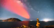 Hiện tượng 'Space Jellyfish' xuất hiện trên bầu trời Côn Đảo tối 5.7