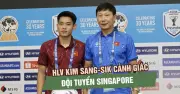 HLV Kim Sang-sik cảnh giác Singapore, Đình Bắc không đặt nặng ghi bàn