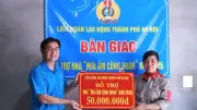 Hơn 110 triệu đồng hỗ trợ mái ấm công đoàn cho công nhân khó khăn năm 2026