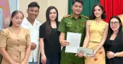 Hoa hậu Văn hóa Thế giới 2026 xúc động cảm ơn Công an Hà Nội