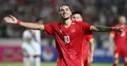 Hoàng Hên ghi bàn đầu tiên cho tuyển Việt Nam trong chiến thắng 4-0 trước Myanmar