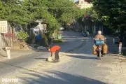 Huế truy vết camera tìm thủ phạm làm rơi vãi bê tông tươi trên đường