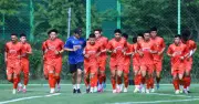 Đội tuyển Việt Nam hào hứng trong buổi tập đầu tiên tại Hàn Quốc