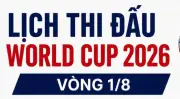 Infographic lịch thi đấu 8 cặp đấu vòng 18 World Cup 2026