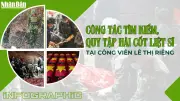Infographic: Tìm kiếm quy tập hài cốt liệt sĩ tại Công viên Lê Thị Riêng