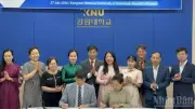 Ký kết hợp tác giữa Trường Cao đẳng Y tế Thái Bình và Đại học Quốc gia Kangwon