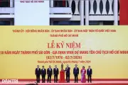 Kỷ niệm 50 năm TP Sài Gòn - Gia Định mang tên Chủ tịch Hồ Chí Minh