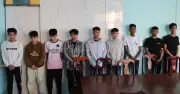 Khởi tố 32 thanh thiếu niên hỗn chiến trên đường phố ở An Giang