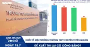 Khởi tố Hiệu trưởng Trường THPT chuyên Tuyên Quang vụ điểm 10 toán