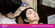 Khu châm cứu, bấm huyệt ở Bệnh viện Y học cổ truyền TP.HCM đông kín mỗi sáng