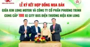 Kim Long Motor cung cấp 100 xe buýt điện cho Phương Trinh Buslines tại TP.HCM