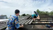 Lữ đoàn 175 Hải quân hỗ trợ dân khắc phục thiên tai lần thứ hai trong bốn ngày