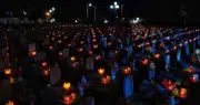 Lễ thắp nến tri ân tại Nghĩa trang Liệt sĩ Việt-Lào với sự tham dự của Phó Chủ tịch nước