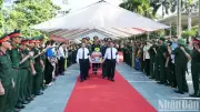 Lễ truy điệu, an táng 16 hài cốt liệt sĩ tại Vị Xuyên