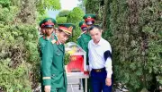 Lễ truy điệu hai liệt sĩ vô danh tại Điện Biên