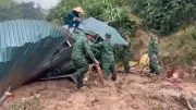 Lai Châu huy động lực lượng khắc phục hậu quả mưa lũ, sạt lở đất