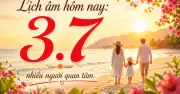 Lịch âm 3/7/2026: Ngày Thiên Đường, Quốc tế không túi ni lông