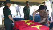 Lâm Đồng quy tập 12 hài cốt liệt sĩ tại xã Hòa Thắng