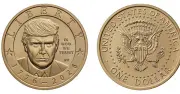 Mỹ đúc đồng xu 1 USD in hình Tổng thống Trump kỷ niệm 250 năm quốc khánh