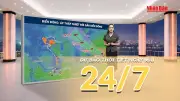 Mưa lớn diện rộng ở Bắc Bộ, áp thấp nhiệt đới có khả năng mạnh lên thành bão