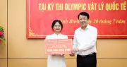 Nữ sinh Ninh Bình giành Huy chương Vàng Olympic Vật lý Quốc tế