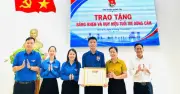 Nam sinh Quảng Trị được trao Huy hiệu 'Tuổi trẻ dũng cảm' vì cứu hai trẻ em đuối nước
