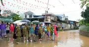 Nước lũ cuốn trôi nam sinh 12 tuổi ở Thái Nguyên mất tích