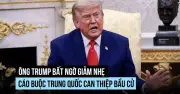 Ông Trump giảm nhẹ cáo buộc Trung Quốc can thiệp bầu cử Mỹ