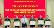 Nghệ An khen thưởng Bộ đội Biên phòng phá chuyên án ma túy lớn
