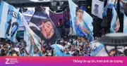 Người Argentina đổ ra đường ăn mừng chiến thắng ĐT Pháp