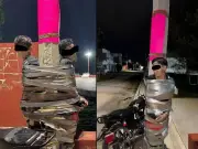 Người dơi tự phong bắt trộm trói cột đèn: Cảnh sát Mexico truy bắt