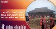 Người lo lắng đến mặc đẹp nhảy múa trong đám ma tưởng niệm