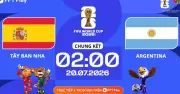 Nhận định Tây Ban Nha vs Argentina chung kết World Cup 2026: Dự đoán 2-1