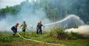 Đà Nẵng diễn tập chữa cháy rừng quy mô lớn trong điều kiện nắng nóng