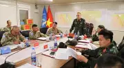 Đoàn công tác kiểm tra lực lượng gìn giữ hòa bình Việt Nam tại Abyei