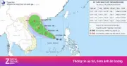 Áp thấp nhiệt đới mạnh thành bão cấp 9, hướng vào vịnh Bắc Bộ